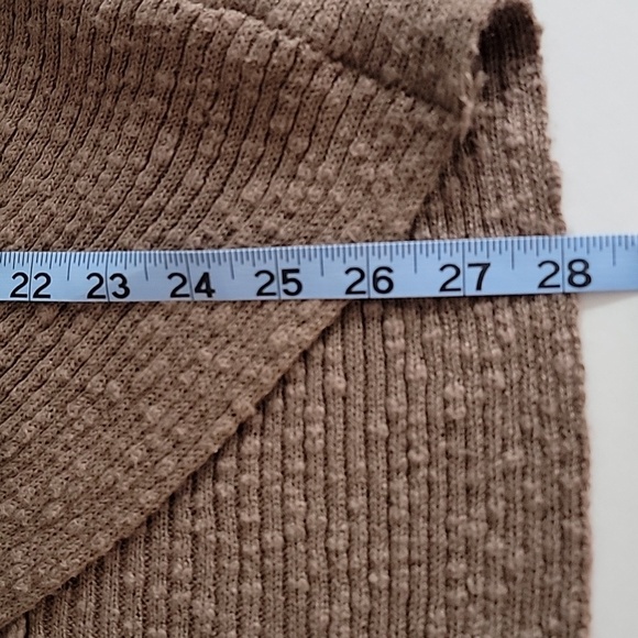 Kenneth Cole Cardigan Sweater Shawl Long Sleeve Open Front Slub Knit Collar M - Picture 11 of 12